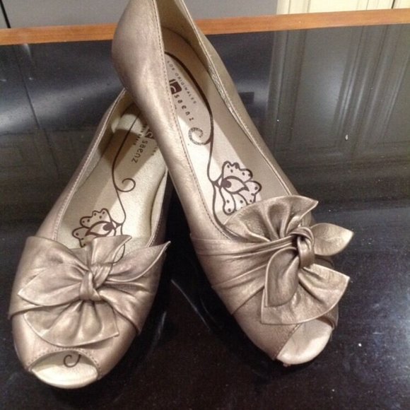 JOSE SAENZ OPEN TOE SHOES-SIZE 8 - Picture 1 of 6